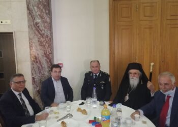 ΔΗΜΟΣ ΠΥΡΓΟΥ: Δεξίωση για τον εορτασμό του προστάτη Αγίου Αρτεμίου και της Ημέρας της Ελληνικής Αστυνομίας (φωτος)