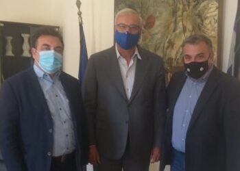 ΔΗΜΟΣ ΠΥΡΓΟΥ: Συνάντηση του Δημάρχου με τον Γεν. Γραμματέα ΥΠ.ΕΣ. Μιχ. Σταυριανουδάκη