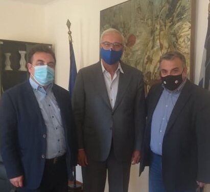 ΔΗΜΟΣ ΠΥΡΓΟΥ: Συνάντηση του Δημάρχου με τον Γεν. Γραμματέα ΥΠ.ΕΣ. Μιχ. Σταυριανουδάκη
