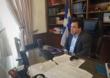 ΔΗΜΟΣ ΠΥΡΓΟΥ: Ο Δήμαρχος Πύργου Παναγιώτης Αντωνακόπουλος σε τηλεδιάσκεψη για “Δράσεις ανάπλασης πληγέντων δήμων”