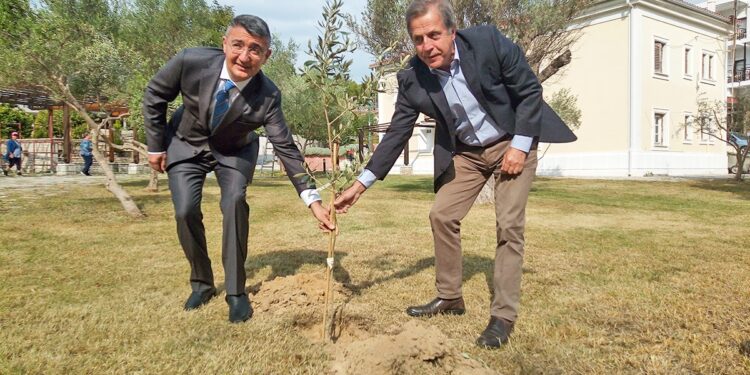 Ο Πρέσβης του Αζερμπαϊτζάν στην Αρχαία Ολυμπία
