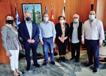 ΔΗΜΟΣ ΑΡΧΑΙΑΣ ΟΛΥΜΠΙΑΣ: Συνάντηση Γεωργιόπουλου με τον Πρέσβη της Γεωργίας