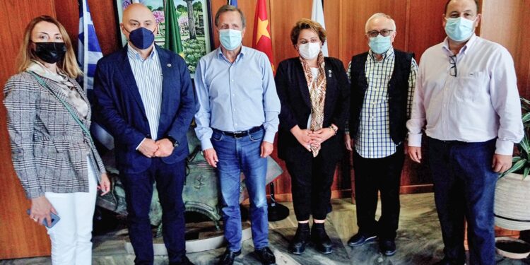 ΔΗΜΟΣ ΑΡΧΑΙΑΣ ΟΛΥΜΠΙΑΣ: Συνάντηση Γεωργιόπουλου με τον Πρέσβη της Γεωργίας
