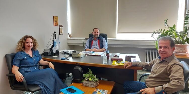 Συνάντηση Αντιπεριφερειάρχη Ν. Κοροβέση με τον Αντιδήμαρχο Διοικητικών Υπηρεσιών, Τουρισμού & Στρατηγικού Σχεδιασμού Δήμου Πηνειού, κ. Αγγ. Μπράτη