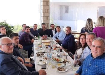 ΧΡΗΣΤΟΣ ΓΑΒΡΑΣ: Παρέθεσε τραπέζι στα μέλη της Δ.Ε.Ε.Π Ηλείας και στους Προέδρους των ΔΗΜ.Τ.Ο.
