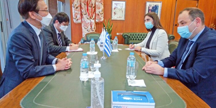 Στην Αρχαία Ολυμπία ο Πρέσβης της Νότιας Κορέας