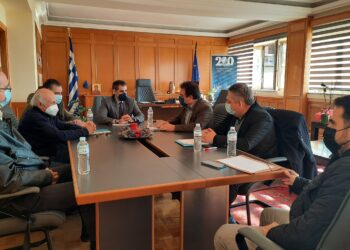 Συνάντηση Αντιπεριφερειάρχη Π.Ε Ηλείας Β. Γιαννόπουλου και Δήμαρχου  Πύργου Τ. Αντωνακόπουλου, για το έργο επανάχρησης του πρώην Εργοστασίου ΑΣΟ
