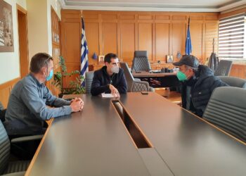 Συνάντηση Αντιπεριφερειάρχη Π.Ε Ηλείας Β. Γιαννόπουλου με εκπροσώπους των Τ.Κ Χειμαδιού και Κουτσοχέρας