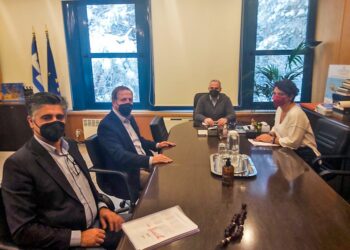 ΔΗΜΟΣ ΑΡΧΑΙΑΣ ΟΛΥΜΠΙΑΣ: Συνάντηση Γεωργιόπουλου με τον Υφ. Υποδομών Γιώργο Καραγιάννη
