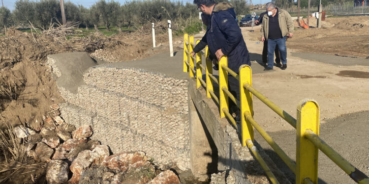 ΔΗΜΟΣ ΑΝΔΡΑΒΙΔΑΣ – ΚΥΛΛΗΝΗΣ: Αποκαταστάθηκε η γέφυρα στον οικισμό Αγίου Γεωργίου