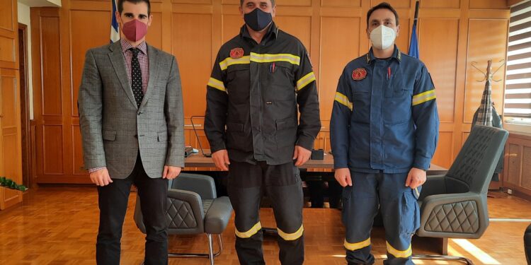 Εθιμοτυπική επίσκεψη στον Αντιπεριφερειάρχη Π.Ε Ηλείας Β. Γιαννόπουλο από τη νέα ηγεσία του Π.Σ της Ηλείας