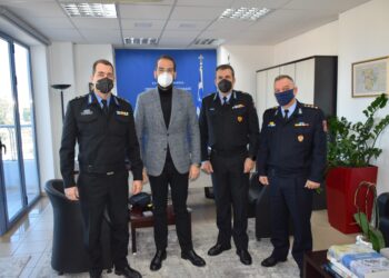 Στον Περιφερειάρχη Δυτικής Ελλάδας η νέα ηγεσία της Πυροσβεστικής