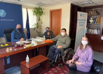 Συνάντηση του Χ. Μπονάνου με την Περιφερειακή ομοσπονδία Ατόμων με Αναπηρία Δυτικής Ελλάδας και Νοτίων Ιονίων Νήσων