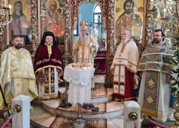 Σεμνός και ιεροπρεπής λόγω κορωνοϊού, ο εορτασμός του Πολιούχου του Πύργου Αγίου Χαραλάμπους
