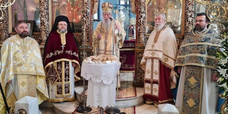Σεμνός και ιεροπρεπής λόγω κορωνοϊού, ο εορτασμός του Πολιούχου του Πύργου Αγίου Χαραλάμπους