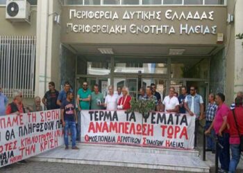 ΟΜΟΣΠΟΝΔΙΑ ΑΓΡΟΤΙΚΩΝ ΣΥΛΛΟΓΩΝ ΗΛΕΙΑΣ: “Συνεχίζουμε στον δρόμο του αγώνα για να παρθούν μέτρα επιβίωσης”