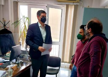 ΔΙΟΝΥΣΗΣ ΚΑΛΑΜΑΤΙΑΝΟΣ: Επίσκεψη στα υποκαταστήματα του ΕΦΚΑ σε Πύργο και Αμαλιάδα