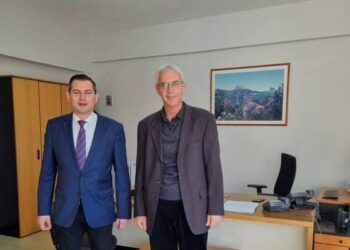 Συνεργασία του Αντιπεριφερειάρχη, Θ. Βασιλόπουλου με τον Γενικό Διευθυντή Τροφίμων του ΥΠΑΑΤ, Β.Μιχαλόπουλο