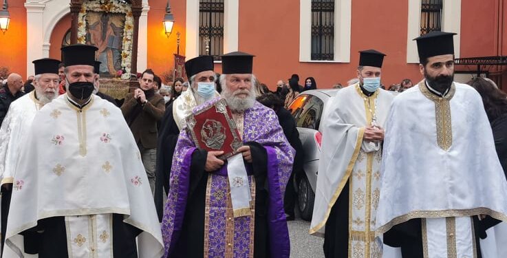 B’ Κατανυκτικός Εσπερινός στον Πύργο και κατάβαση του Αγ. Χαραλάμπους στο ιστορικό παρεκκλήσι του