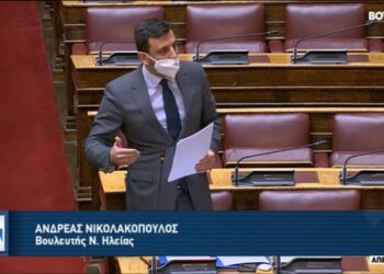 ΑΝΔΡΕΑΣ ΝΙΚΟΛΑΚΟΠΟΥΛΟΣ: “Άμεση η καταβολή προκαταβολής αποζημιώσεων στους Ηλείους πυρόπληκτους”