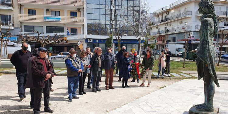 Ο.Μ. ΣΥΡΙΖΑ ΑΜΑΛΙΑΔΑΣ: Τίμησε τον Νίκο Μπελογιάννη