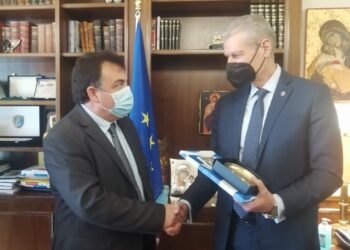 ΔΗΜΟΣ ΠΥΡΓΟΥ: Ο Υφυπουργός Κλιματικής Κρίσης και Πολιτικής  Προστασίας Ευάγγελος Τουρνάς στο Λάτσειο Δημοτικό Μέγαρο για τον εορτασμό της 25ης Μαρτίου (φωτος)