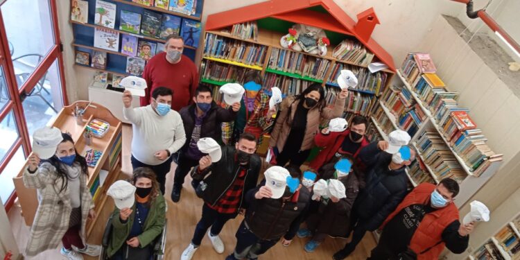 ΚΔΑΠ μεΑ “ΗΛΙΑΝΘΟΣ”: Επίσκεψη στην Δημόσια Κεντρική Βιβλιοθήκη Πύργου (φωτος)