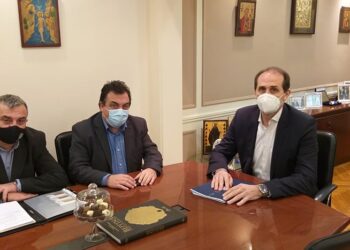 ΔΗΜΟΣ ΠΥΡΓΟΥ: Συνάντηση  δημάρχου Πύργου με τον  Υφυπουργό Οικονομικών Απόστολο Βεσυρόπουλο