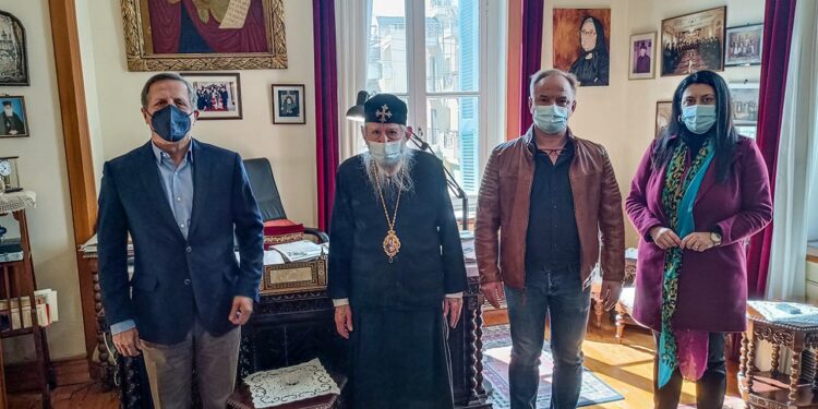 Συνάντηση Γεωργιόπουλου με Μητροπολίτη Ηλείας κ. Γερμανό