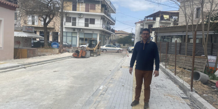 ΔΗΜΟΣ ΑΝΔΡΑΒΙΔΑΣ – ΚΥΛΛΗΝΗΣ: Ολοκληρώνεται η διάνοιξη της οδού Σπηλιοπούλου στα Λεχαινά