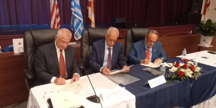 Με Εθνική Περηφάνεια και συγκίνηση πραγματοποιήθηκε η δεύτερη φάση αδελφοποίησης του Δήμου Ήλιδας με το Tarpon Springs (φωτος)