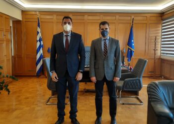 Συνάντηση Αντιπεριφερειάρχη Π.Ε Ηλείας Β. Γιαννόπουλου με Γεν. Γραμματέα Δ.Ο.Σ.Ε Ιωάννη Σμυρλή