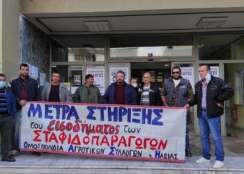 ΟΜΟΣΠΟΝΔΙΑ ΑΓΡΟΤΙΚΩΝ ΣΥΛΛΟΓΩΝ ΗΛΕΙΑΣ – ΑΓΡ. ΣΥΛΛΟΓΟΣ ΣΟΠΙΟΥ: Σύσκεψη για την τιμή της σταφίδας