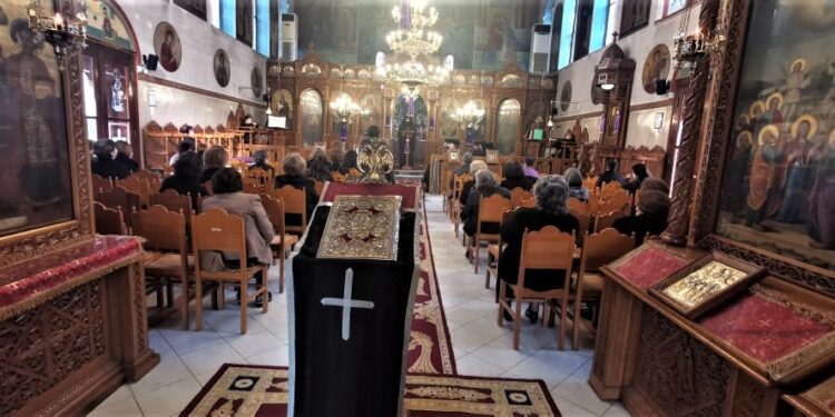 O Δ΄ Κατανυκτικός Εσπερινός στον Άγιο Σπυρίδωνα Πύργου