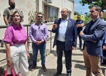 Συνάντηση Αντιπεριφερειάρχη Π.Ε Ηλείας Β. Γιαννόπουλου με τον Πρόεδρο του ΕΚΑΒ Νίκο Παπαευσταθίου