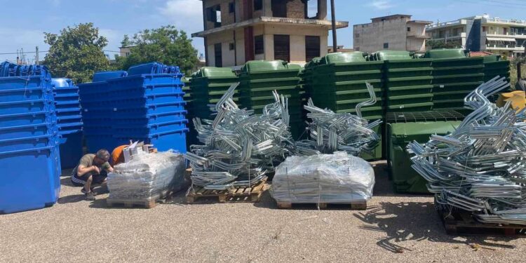 ΔΗΜΟΣ ΠΥΡΓΟΥ: Ενισχύεται ο τομέας της καθαριότητας με επιπλέον 500 κάδους