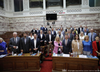 Στην συνάντηση των Διαρκών Επιτροπών της Βουλής με αντιπροσωπεία της ΚΟ της Χριστιανοκοινωνικής Ένωσης Βαυαρίας η Δ. Αυγερινοπούλου