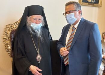 Ευχές Δημάρχου Πηνειού στον Μητροπολίτη Ηλείας