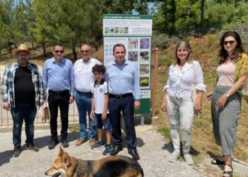 Στον Βαλκανικό Βοτανικό Κήπο Κρουσσίων ο Aντιπεριφερειάρχης Θ. Βασιλόπουλος