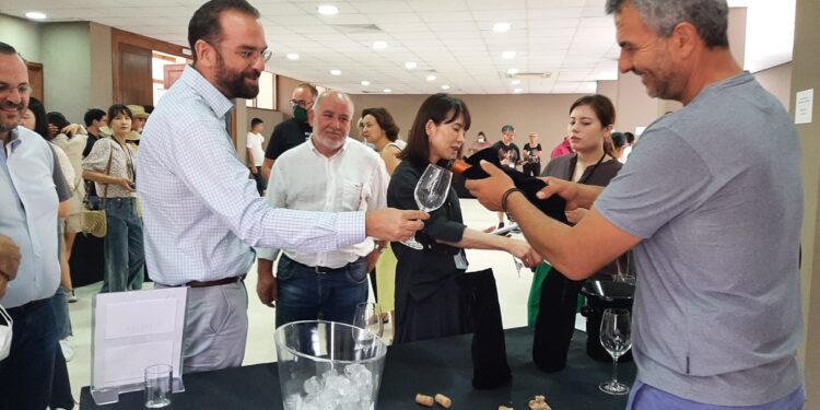 Επαγγελματίες οίνου και δημοσιογράφοι της Ιαπωνίας και της Κορέας στη Δυτική Ελλάδα (βίντεο)