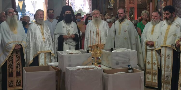 Λαμπρή και Ιεροπρεπή, η εορτή του Αγίου Παντελέημονος στον Πύργο