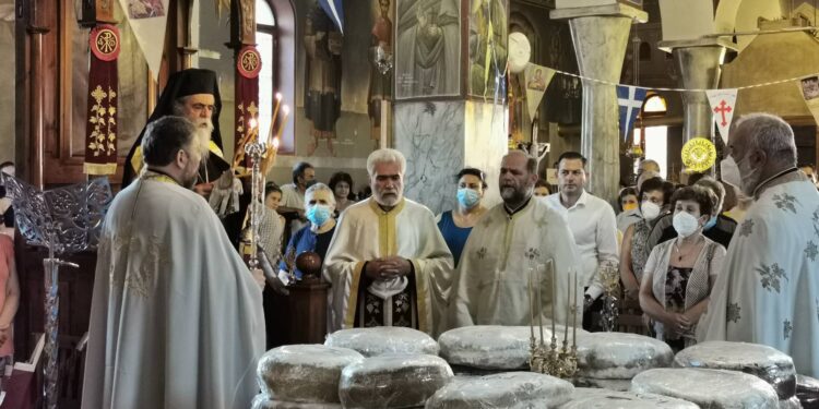 Λαμπρή η εορτή της Αγίας Μαρίνας, στο Καταράχι Πύργου Ηλείας