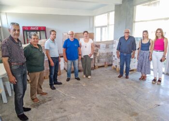 Προσφορά τροφίμων από το Ίδρυμα Αικατερίνης Λασκαρίδη στον πυρόπληκτο Δήμο Αρχαίας Ολυμπίας