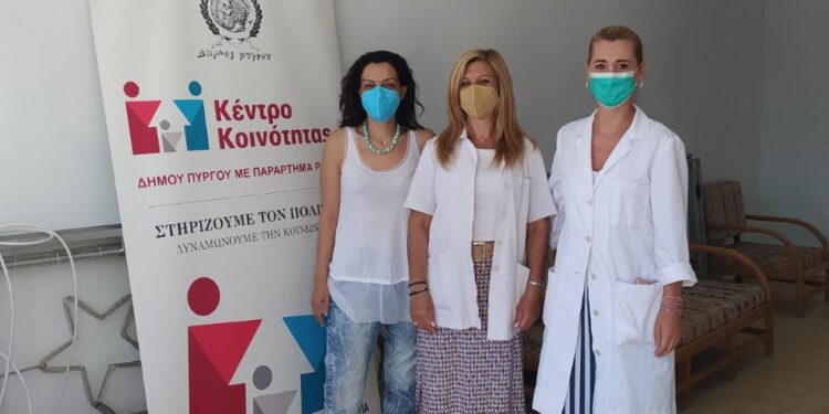 Δήμος Πύργου  Άκρως πετυχημένα και με μεγάλη συμμετοχή ο δωρεάν προληπτικός γυναικολογικός έλεγχος (test pap) στην Τ.Κ. Γουμέρου