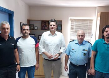 ΔΙΟΝΥΣΗΣ ΚΑΛΑΜΑΤΙΑΝΟΣ: Επίσκεψη στη Διεύθυνση Αστυνομίας Ηλείας