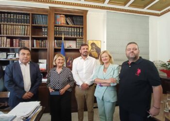 ΔΗΜΟΣ ΠΥΡΓΟΥ: Στο Λάτσειο Δημοτικό Μέγαρο η υφυπουργός Μετανάστευσης και Ασύλου Σοφία Βούλτεψη (φωτος)