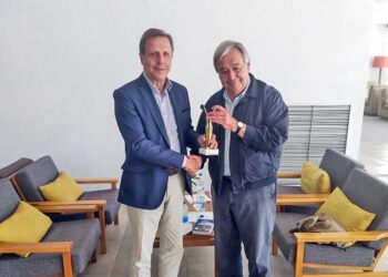 Την Αρχαία Ολυμπία επισκέφθηκε ο Γ.Γ. του ΟΗΕ Αντόνιο Γκουτέρες
