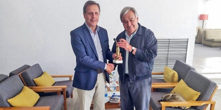 Την Αρχαία Ολυμπία επισκέφθηκε ο Γ.Γ. του ΟΗΕ Αντόνιο Γκουτέρες