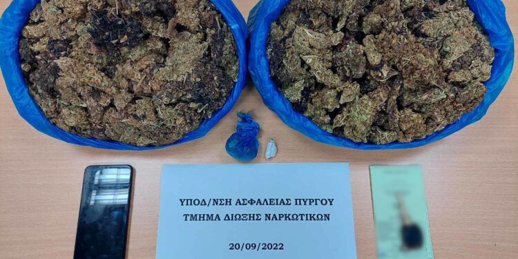 Συνελήφθησαν δυο άτομα για διακίνηση και κατοχή ναρκωτικών στην Ηλεία