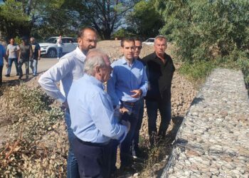 Επίσκεψη Ν. Φαρμάκη σε έργα στην Π.Ε. Ηλείας